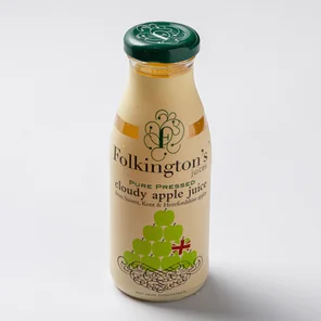 Meal card cover for: Folkington`s Apple Juice