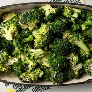 Meal card cover for: Garlic Sesame Broccoli ( Serve 2-4)