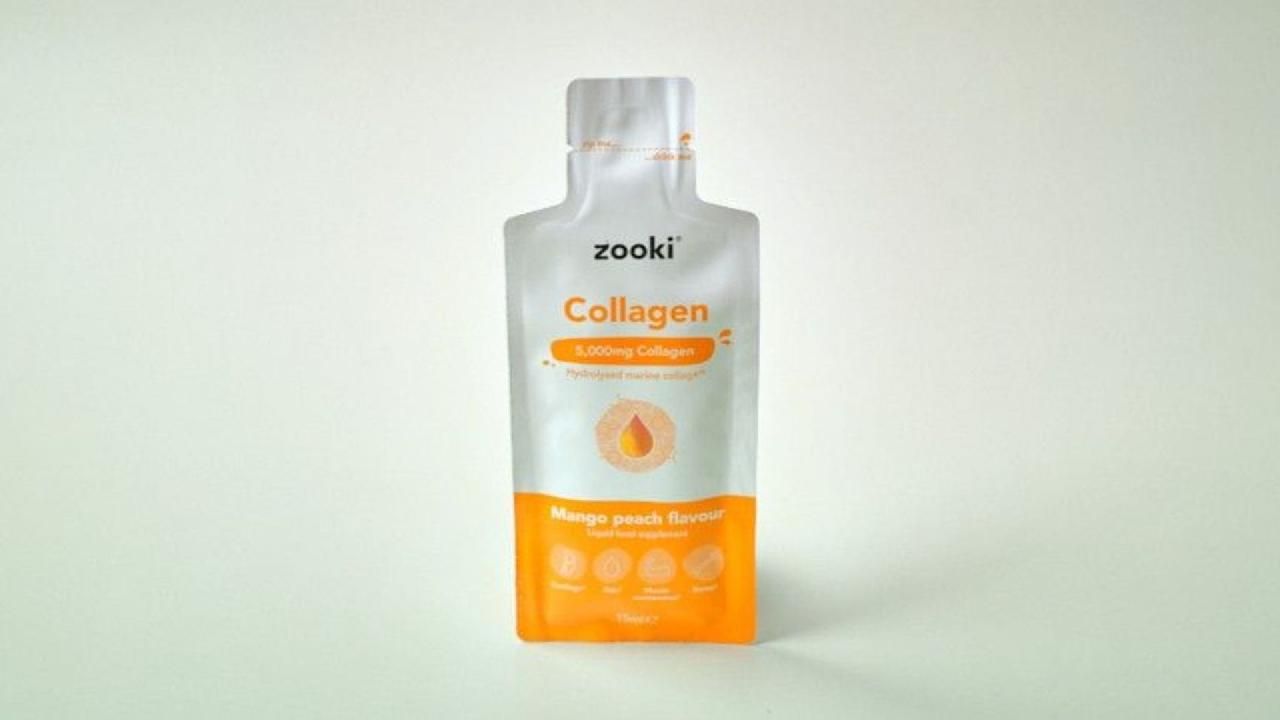 Meal card cover for: Zooki Liquid Collagen - Mango & Peach