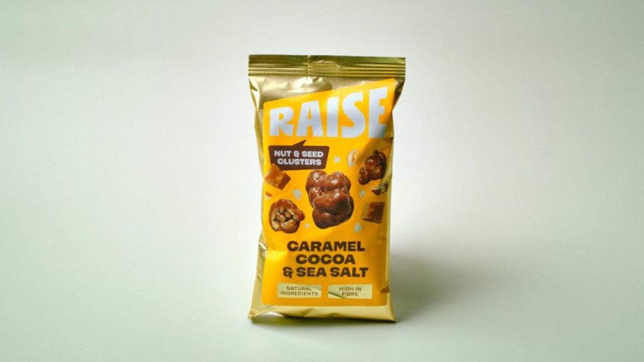 Meal card cover for: Raise - Caramel Cocoa & Sea Salt
