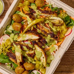 Meal card cover for: Chicken Shawarma