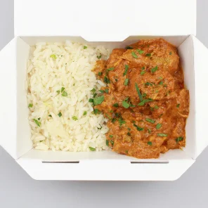 Meal card cover for: Spicy Fable Shiitake Curry with Rice - Boxed Meal