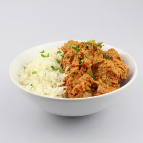 Meal card cover for: Spicy Fable Shiitake Curry with Rice - Bowl Meal