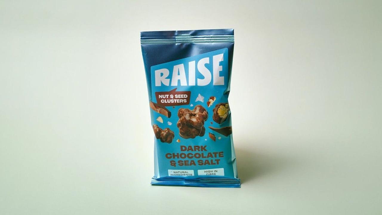 Meal card cover for: Raise - Dark Chocolate & Sea Salt