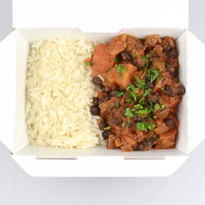 Meal card cover for: Feijoada, Brazilian Black Bean Stew - Boxed Meal