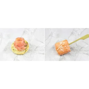 Meal card cover for: Fish Canape Selection - Box of 36