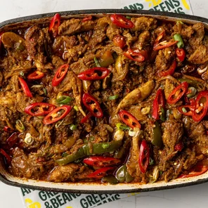 Meal card cover for: Jamaican Chicken (Serve 2-4 )
