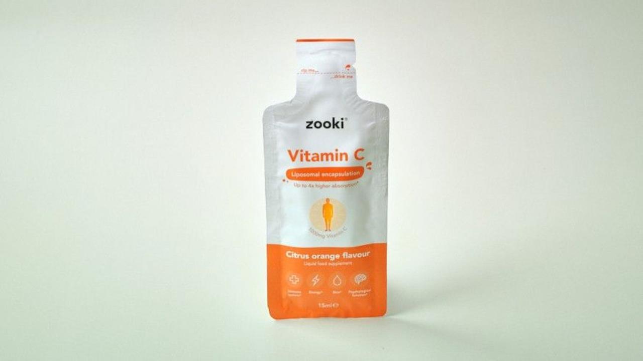 Meal card cover for: Zooki Liquid Vit C - Citrus & Orange