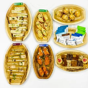 Meal card cover for: Afternoon Tea - Disposable Platters