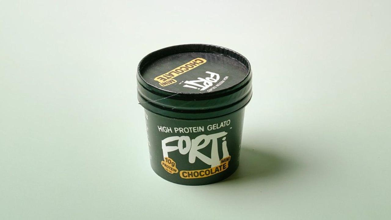Meal card cover for: Forti - Chocolate High Protein Gelato 