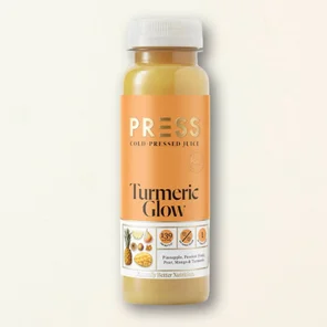 Meal card cover for: PRESS Tumeric Glow