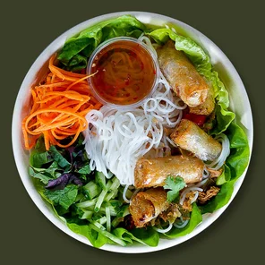Meal card cover for: Veg Spring Roll Noodle Salad (VE)