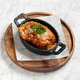 Meal card cover for: Melanzana Parmigiana