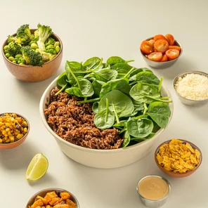 Meal card cover for: Build Your Own Salad