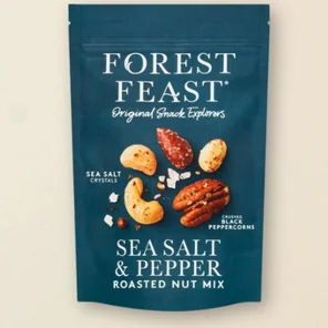 Meal card cover for: Sea Salt & Black Peppercorn Roasted Nuts