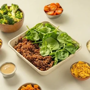 Meal card cover for: Build Your Own Protein Bowl