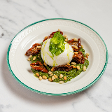 Meal card cover for: Burrata al Pesto