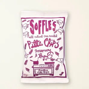 Meal card cover for: Soffle's Pitta Chips Rosemary & Thyme