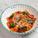 Meal card cover for: Ravioli di Manzo