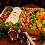 Meal card cover for: Christmas Roast Turkey Dinner Sharing Platters