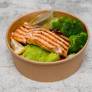 Meal card cover for: Chargrilled Salmon Salad Box