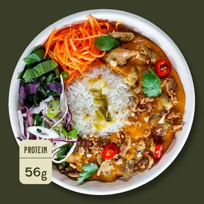 Meal card cover for: Chicken Coconut Curry HOP Box