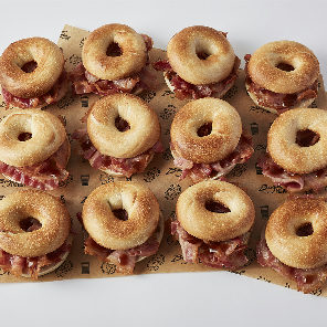 Meal card cover for: Mini Bacon Bagel Platter