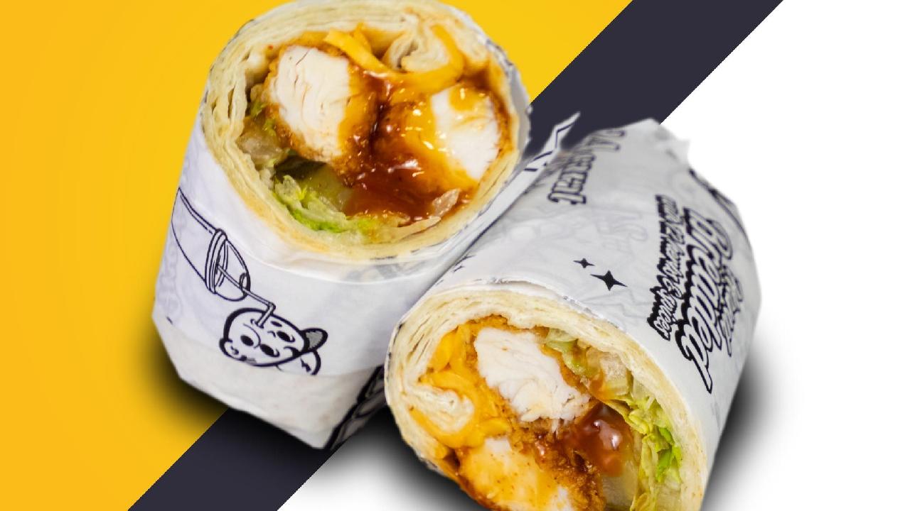 Meal card cover for: BBQ Wrap
