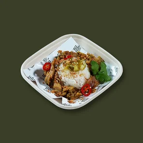 Meal card cover for: Chicken Sticky Rice