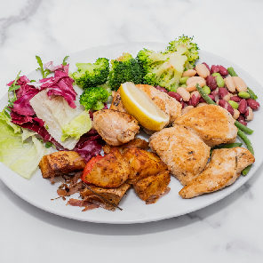 Meal card cover for: Italian Marinated Pan Grilled Chicken
