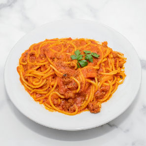 Meal card cover for: Spaghetti Bolognese