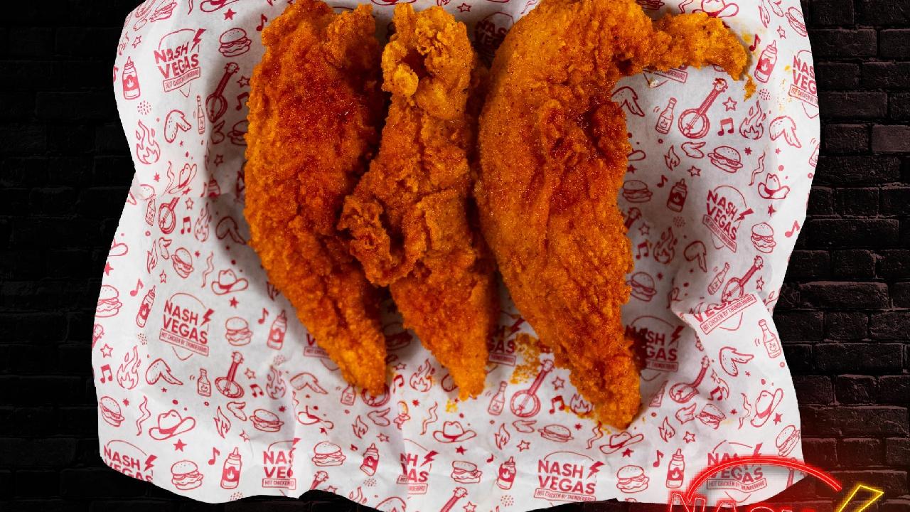 Meal card cover for: 3 Nashville Tenders