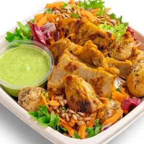 Meal card cover for: VEGAN CHICKEN BOX DEAL |