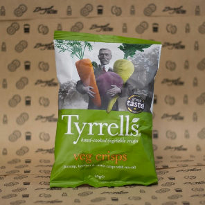 Meal card cover for: Tyrrells Veggie Crisps 40g