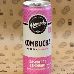 Meal card cover for: Kombucha Raspberry Lemonade