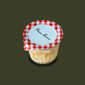 Meal card cover for: Creme Caramel