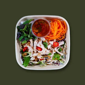 Meal card cover for: Pulled Chicken Salad