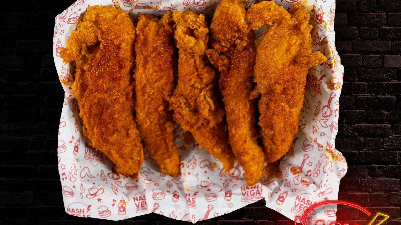 Meal card cover for: 5 Nashville Tenders