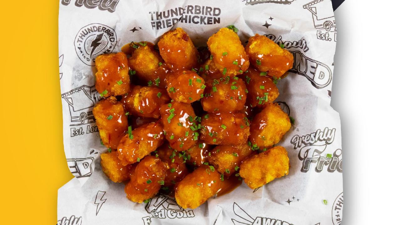 Meal card cover for: Hot Honey Tots