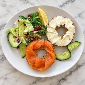 Meal card cover for: Toasted Bagel Smoked Salmon and Cream Cheese