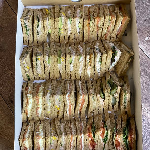 Meal card cover for: Large Seafood Sandwich box