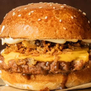 Meal card cover for: Veggie Burger