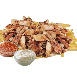 Meal card cover for: Shawarma Box with Chips