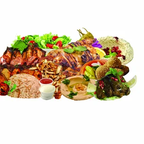 Meal card cover for: Akkah Platter menu for two