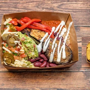 Meal card cover for: Naked Vegetarian Burrito