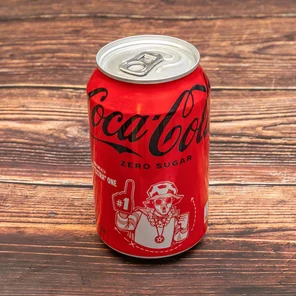 Meal card cover for: Coke Zero