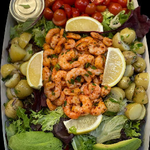 Meal card cover for: Prawn Salad Platter