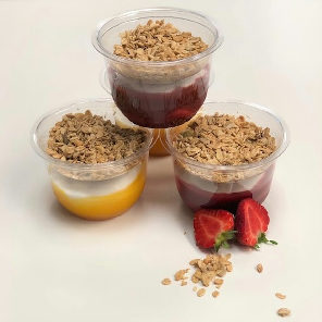 Meal card cover for: Vegan Yoghurt Pots with Mango