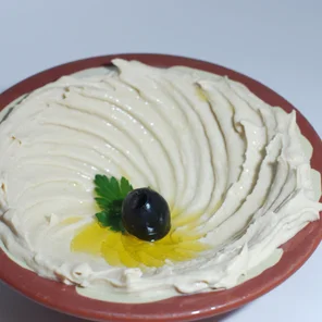 Meal card cover for: Houmous