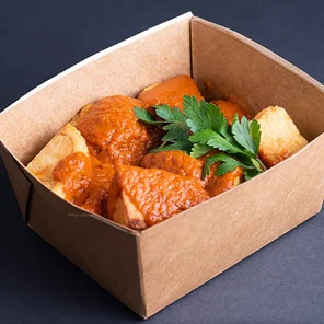 Meal card cover for: Patatas Bravas (V)